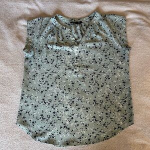 Floral Green Women's Top